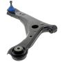MEVOTECH CMS251001 Suspension Control Arm and Ball Joint Assembly