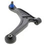 MEVOTECH CMS601014 Suspension Control Arm and Ball Joint Assembly