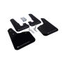 Rally Armor MF14-UR-BLK/SIL Black Mud Flap/Silver Logo