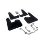 Rally Armor MF15-UR-BLK/BL Black Mud Flap/Blue Logo