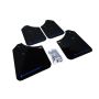 Rally Armor MF1-UR-BLK/BL Black Mud Flap/Blue Logo