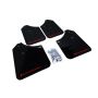 Rally Armor MF1-UR-BLK/RD Black Mud Flap/Red Logo