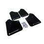 Rally Armor MF1-UR-BLK/WH Black Mud Flap/White Logo