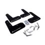 Rally Armor MF23-UR-BLK/WH Black Mud Flap/White Logo