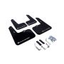 Rally Armor MF24-UR-BLK/WH Black Mud Flap/White Logo