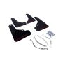 Rally Armor MF25-UR-BLK/RD Black Mud Flap/Red Logo