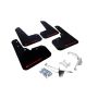 Rally Armor MF26-UR-BLK/RD Black Mud Flap/Red Logo