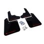 Rally Armor MF2-UR-BLK/RD Black Mud Flap/Red Logo