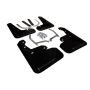 Rally Armor MF45-UR-BLK/GRY Black Mud Flap/Grey Logo