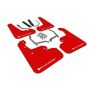 Rally Armor MF45-UR-RD/WH Red Mud Flap/White Logo