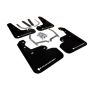 Rally Armor MF45-UR-BLK/WH Black Mud Flap/White Logo
