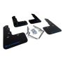 Rally Armor MF47-UR-BLK/BL Black Mud Flap/Blue Logo