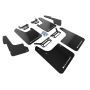 Rally Armor MF48-UR-BLK/WH Black Mud Flap/White Logo