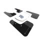 Rally Armor MF49-UR-BLK/GRY Black Mud Flap/Grey Logo