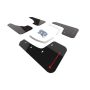 Rally Armor MF49-UR-BLK/RD Black Mud Flap/Red Logo