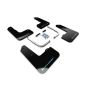 Rally Armor MF59-UR-BLK/PBL Black Mud Flap/Performance Blue Logo