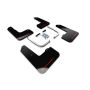 Rally Armor MF59-UR-BLK/RD Black Mud Flap/Red Logo