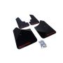Rally Armor MF5-UR-BLK/RD Black Mud Flap/Red Logo