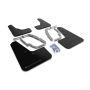 Rally Armor MF62-UR-BLK/DGRY Black Mud Flap/Dark Grey Logo