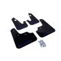 Rally Armor MF8-UR-BLK/BL Black Mud Flap/Blue Logo