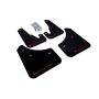 Rally Armor MF9-BAS-BLK Black Mud Flap/Black Logo