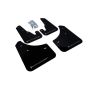 Rally Armor MF9-UR-BLK/SIL Black Mud Flap/Silver Logo