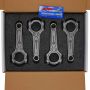 Boostline MI5906866 Connecting Rod Set, Mitsu 4G63 7 Bolt, 150.00 mm Length, ARP2000, Set of 4