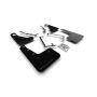 Rally Armor MF56-UR-BLK/GRY Black Mud Flap/Grey Logo
