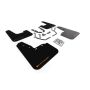 Rally Armor MF60-UR-BLK/OR Black Mud Flap/Orange Logo