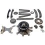 Melling 3-393SDWP Stock Replacement Timing Chain Kit with Water Pump