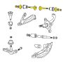 Moog K8243A Juego para Ajuste de Caster / Camber