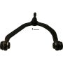 Moog RK623199 avant droit supérieur Bras de suspension assemblé avec joint à rotule