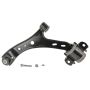 Moog RK80726 avant droit en bas Bras de suspension assemblé avec joint à rotule