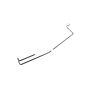 Mopar 55275850AB ROD, Hood Safety Catch