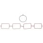 MAHLE MS20336 Engine Intake Manifold Gasket Set