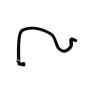 MTC 171282 Engine Coolant Overflow Hose