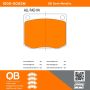 MPA 1000-0002M QB Semi-Metallic Brake Pads
