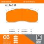 MPA 1000-0011M QB Semi-Metallic Brake Pads