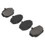 MPA 1000-0027M QB Semi-Metallic Brake Pads