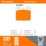 MPA 1000-0030M QB Semi-Metallic Brake Pads