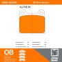 MPA 1000-0031M QB Semi-Metallic Brake Pads