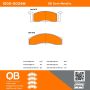 MPA 1000-0034M QB Semi-Metallic Brake Pads