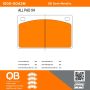 MPA 1000-0043M QB Semi-Metallic Brake Pads