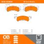 MPA 1000-0052M QB Semi-Metallic Brake Pads