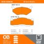 MPA 1000-0084M QB Semi-Metallic Brake Pads