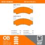 MPA 1000-0085M QB Semi-Metallic Brake Pads