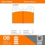 MPA 1000-0108M QB Semi-Metallic Brake Pads