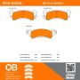 MPA 1000-0122M QB Semi-Metallic Brake Pads