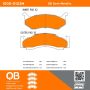 MPA 1000-0123M QB Semi-Metallic Brake Pads