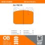 MPA 1000-0145M QB Semi-Metallic Brake Pads
